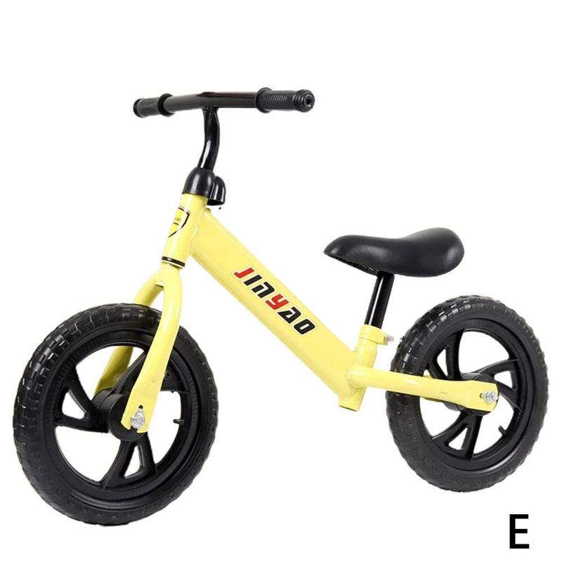 Bici da equilibrio per bambini senza pedali bicicletta regolabile in altezza guida a piedi apprendimento Scooter con manubrio girevole a 360 °: E