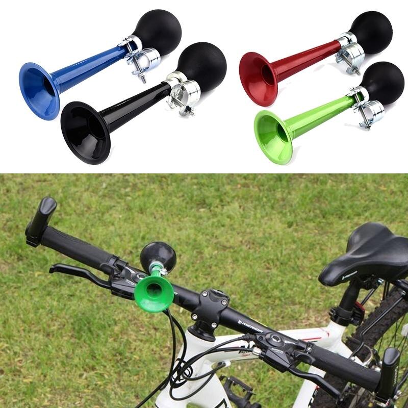 Ikke-elektronisk trompet cykelhorn vintage retro bugle hooter lufthorn cykel hooter stor cykel alarm army luft horn klokker