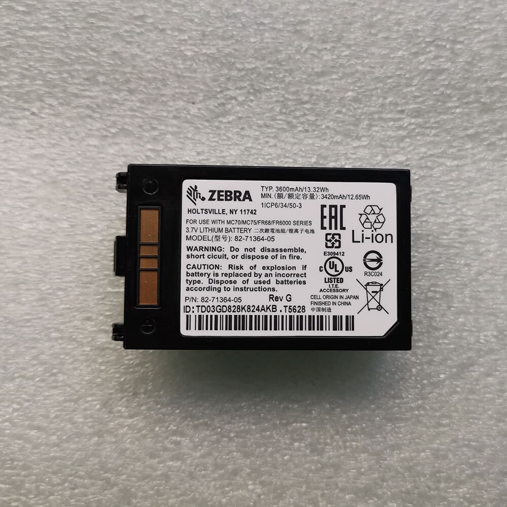 original 3600mah battery for ZEBRA for symbol for motorola MC70 MC75 MC7090 MC7094 82-71364-05 MC75A0