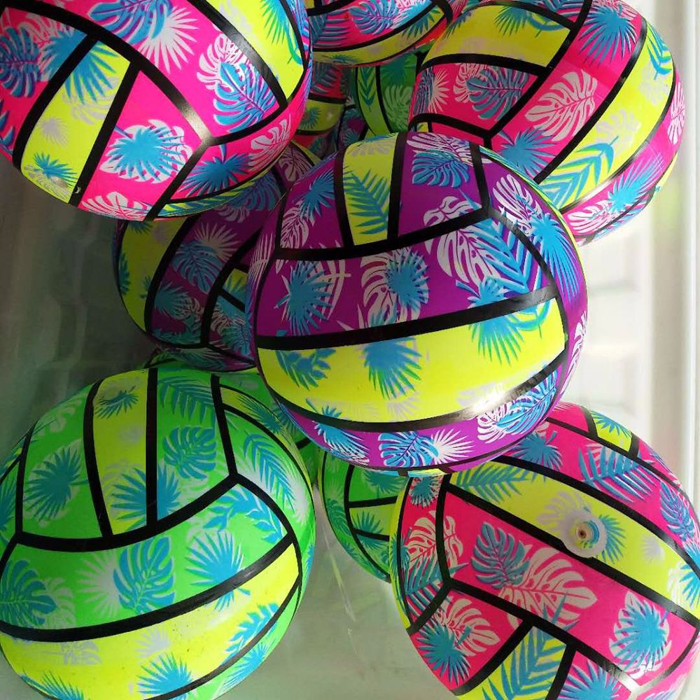Sommer Spielzeug Aufblasbare Gummi Regenbogen Volleyball freundlicher drinnen Und draussen Sport Spielzeug Eltern Art Sport Erwachsene Strand Ball