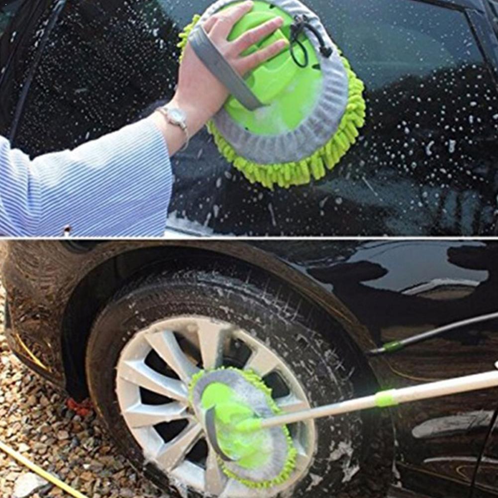 Versenkbare Auto Waschen Mopp Staub Entfernung Abnehmbare Dual-benutzen-Mopp Tragbare Super Lappen Absorption Werkzeug Chenille Reinigung Auto Wate