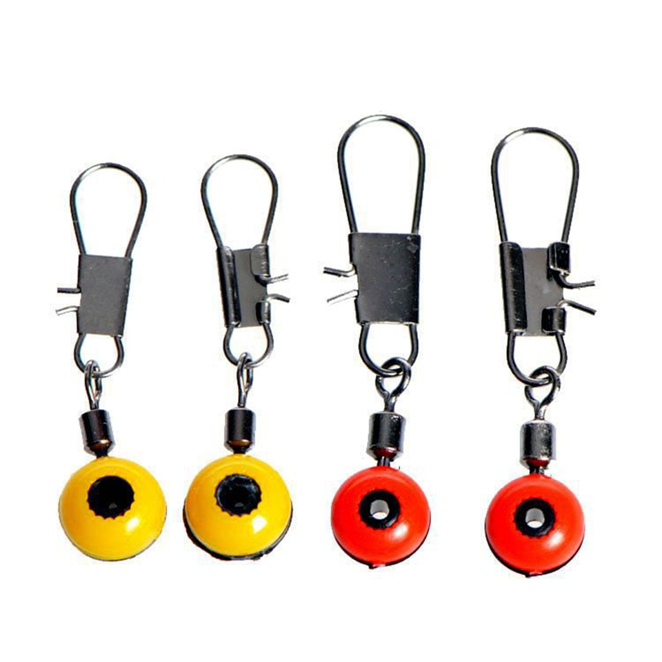 Connecteur de pêche Walk Fish 20 pièces/lot, bouchon de perles d'espace, pivot de pêche à grande vitesse, pièces de matériel de pêche