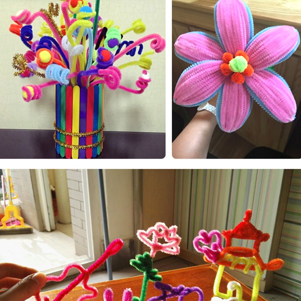 Kids Handmade Craft Materials Set Bright Color Children Educational DIY Package Set Color Random
