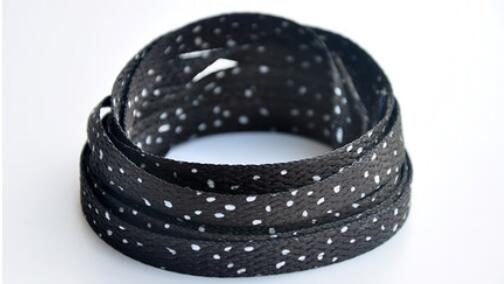 Lacets de Sport Extra longs créatifs de 71 pouces/180 cm lacets de lacet pour adultes lacets plats noirs et blancs: No.4