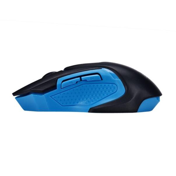 Regolabile 2.4GHz 3200DPI 6 Bottoni Wireless Optical Gaming Mouse Mouse Per Il Computer portatile Del PC Del Computer Portatile di Colore Blu Del Mouse # YL