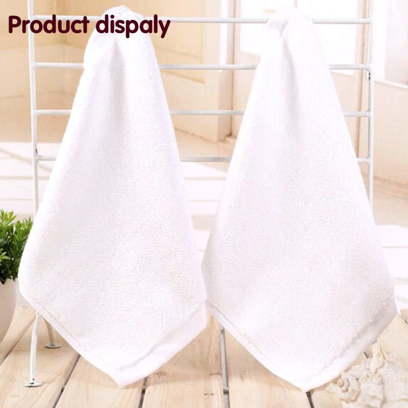 All cotton white 26*26 cm handkerchief The water is easy to clean small towel Clean cloth for men 1 bags, 10 pieces