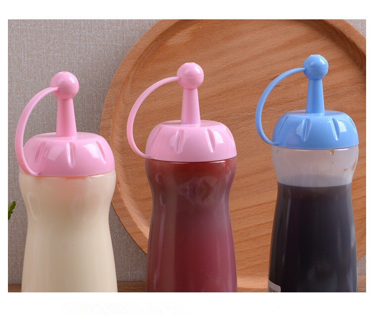 1PC Squeeze Bottle Condiment Dispenser Ketchup Mustard Sauce Vinegar LF 120