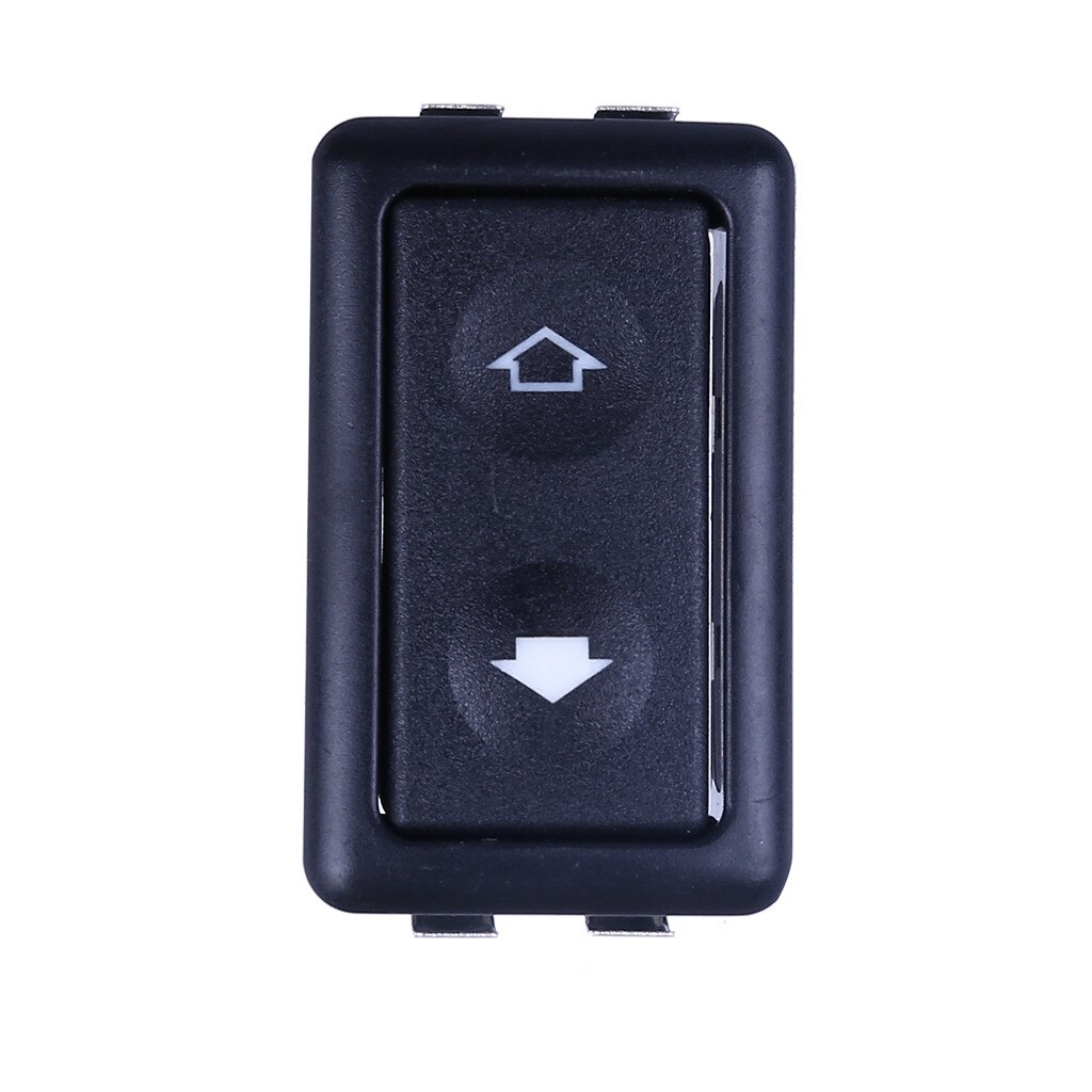 Window switch Universal 6Pin 10A-30A 12-24V Button Auto Power Controller Car Electric Window Switch Black Stickers: Default Title