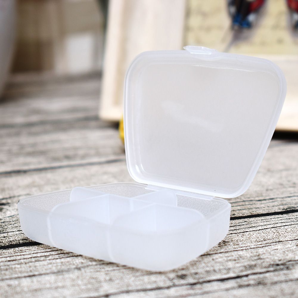 Portable Tablet Organizer Container Case Travel Home Boxes Cases 5 lattices Splitters