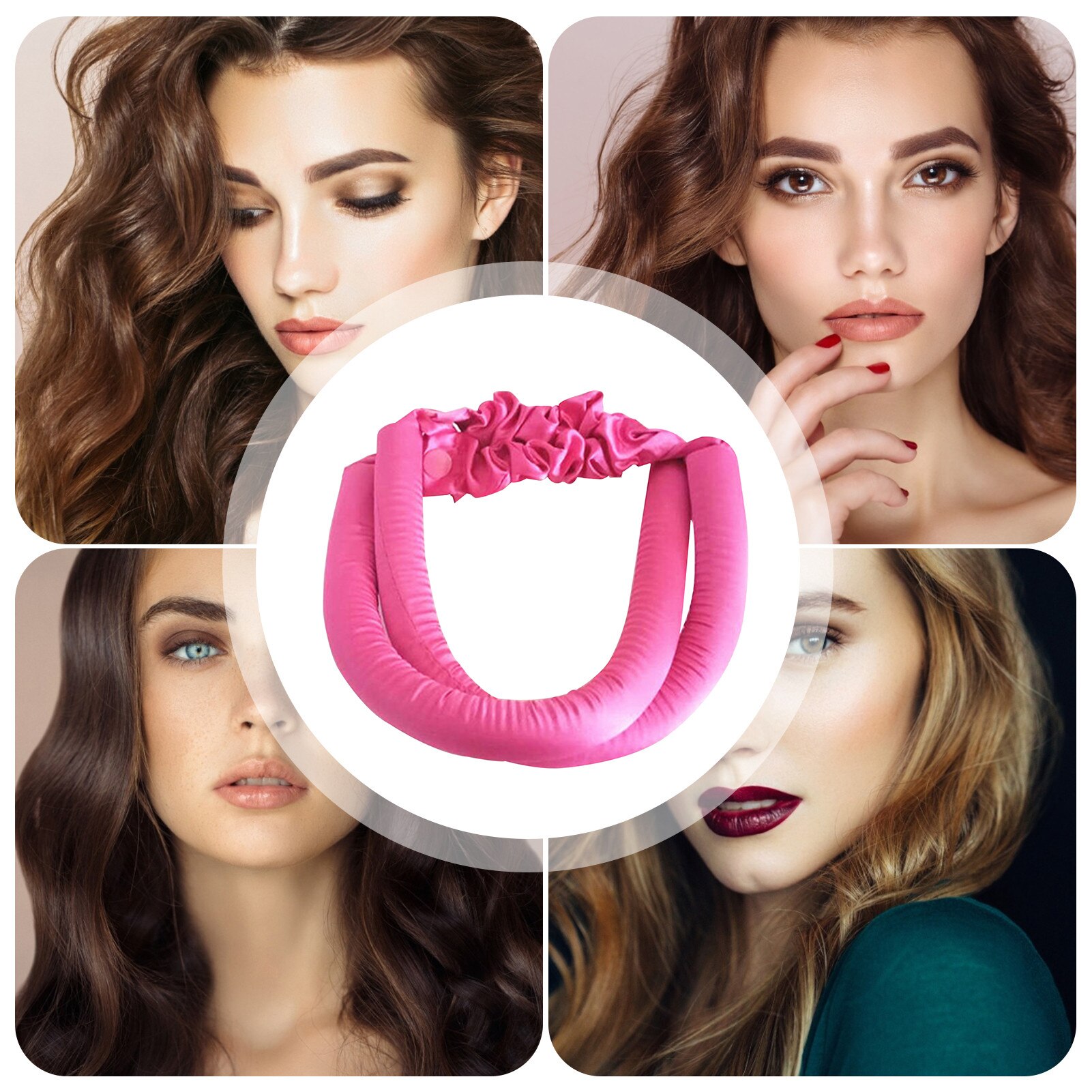 Heatless Curling Staaf Hoofdband Krullen Zijden Lint Lui Krultang Haar Rollen Slapen Soft Wave Formers Vrouwen Haar Styling Tools