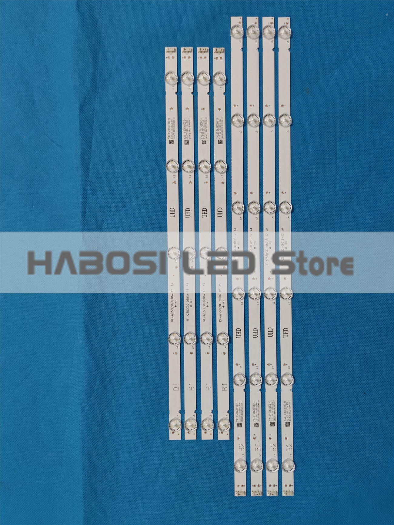 8Pcs/Kit 55UJ6200 Ua 55UJ620Y Ta 55UJ620V Za 55LJ620V 55UJ6000 PTV55U21 55U5A LC550EGJ Sk A4 Rf AZ550E30 0501A 12 0601B 20