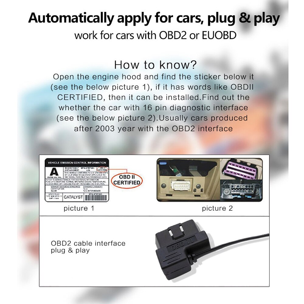 D5000 M3 Car Head Up Display OBD2 Diagnostic Tool HUD Display Digital Security Alarm Speedometer Windshield Screen Projector