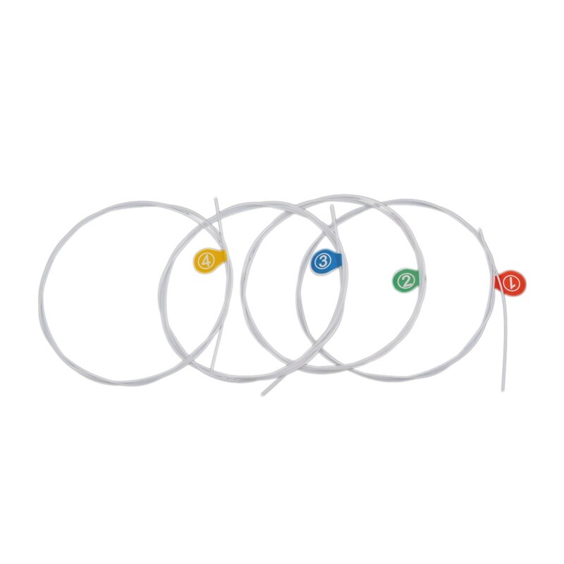 Ukulele Strings Acoustic Guitar Ukulele String Replacement Musical Instrument Accessories (5 Set): Default Title