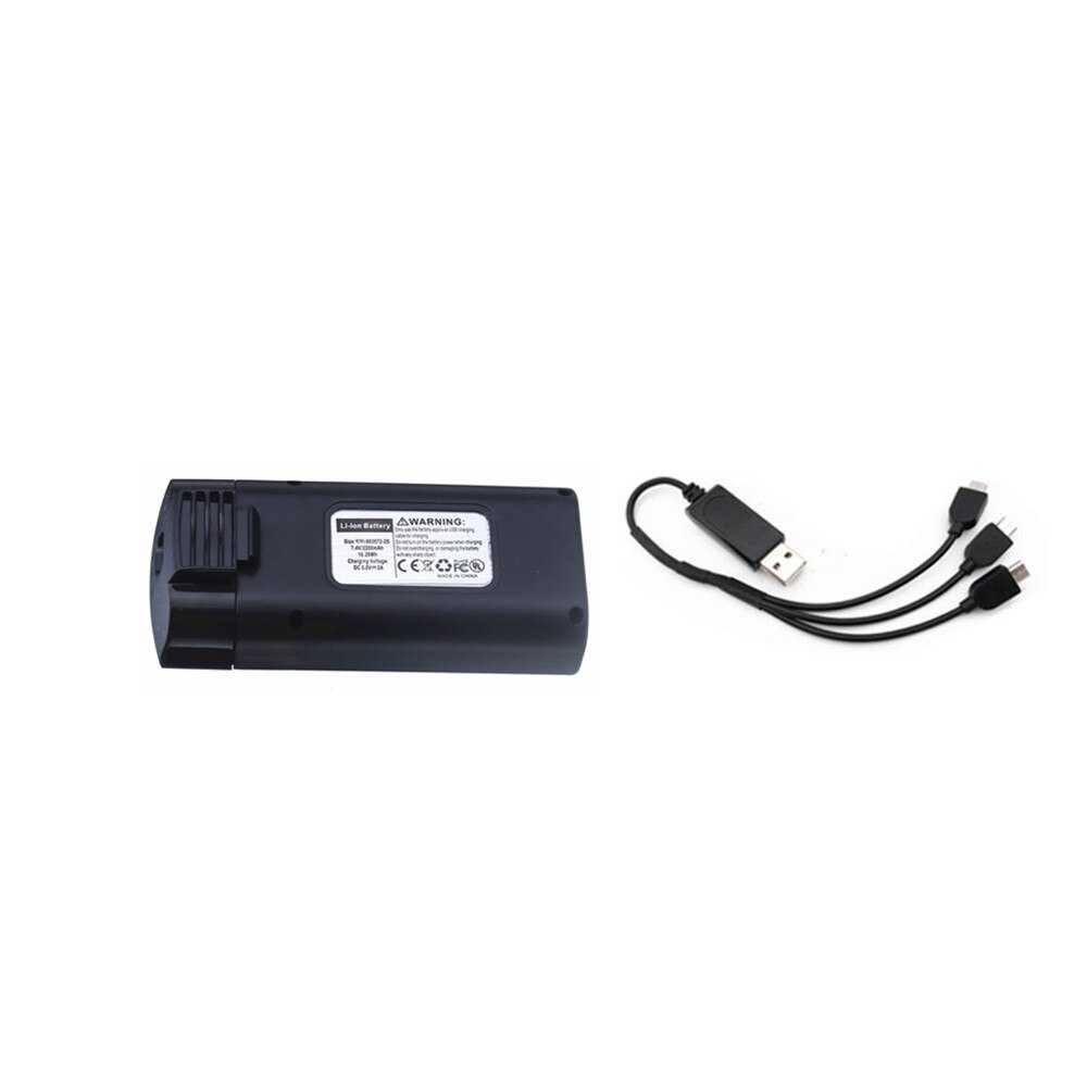 7.4V 2200mAh Lipo Battery and Charger Set For SG108 SG-108 RC Quadcopter Spare Parts 7.4V Rechargeable Battery: Orange