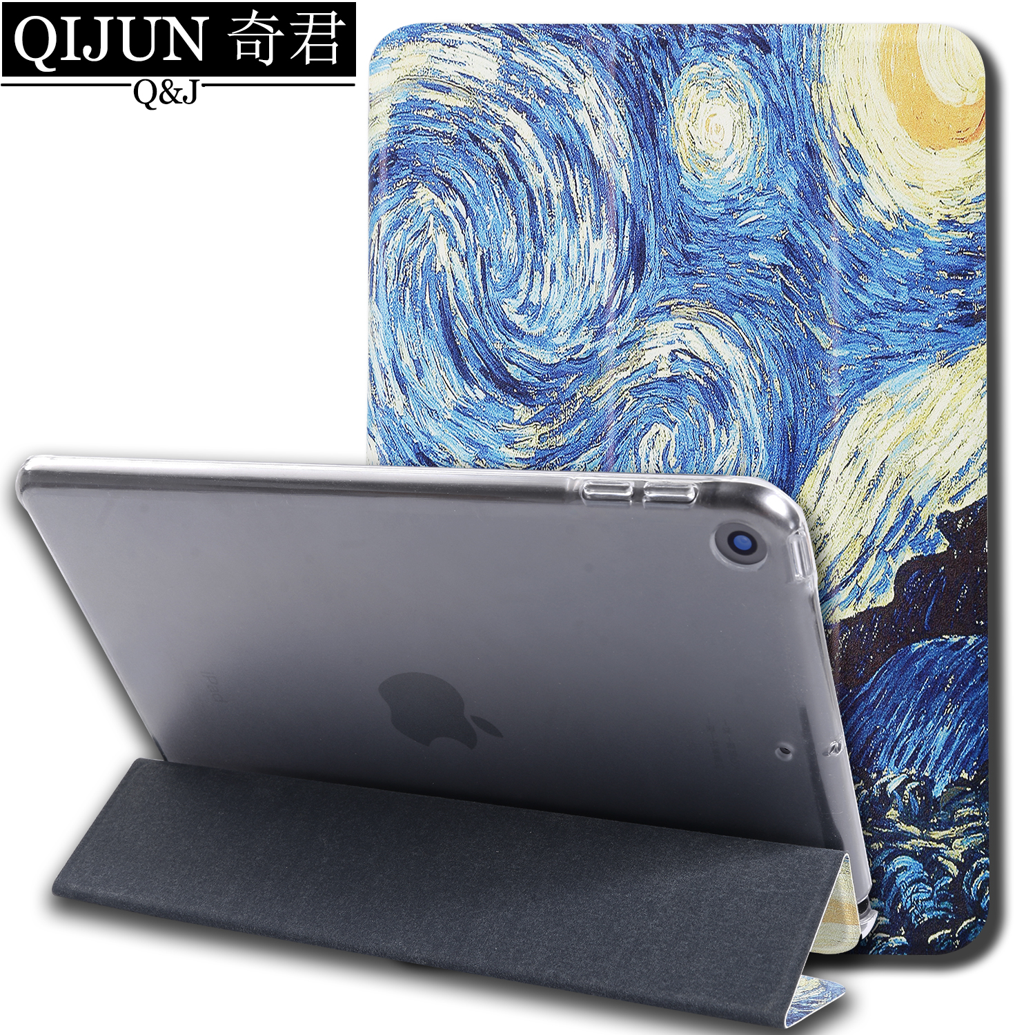 Nettbrett flip-deksel for huawei mediapad  t5 10.1 " maleri smart wake sleep fundas stativ cover capa kort for ags 2-w09/w19/l03/l09