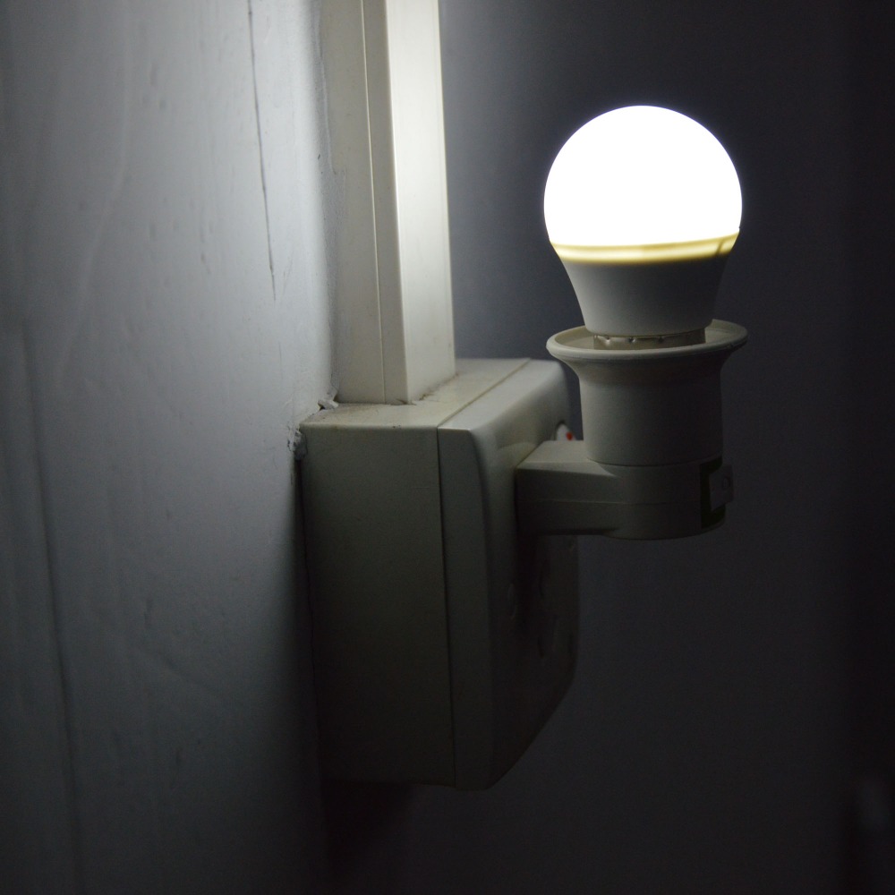 E27 Night Lamp EU Plug Light 220V 5W Led Night Lights with switch socket E27 holder base night light
