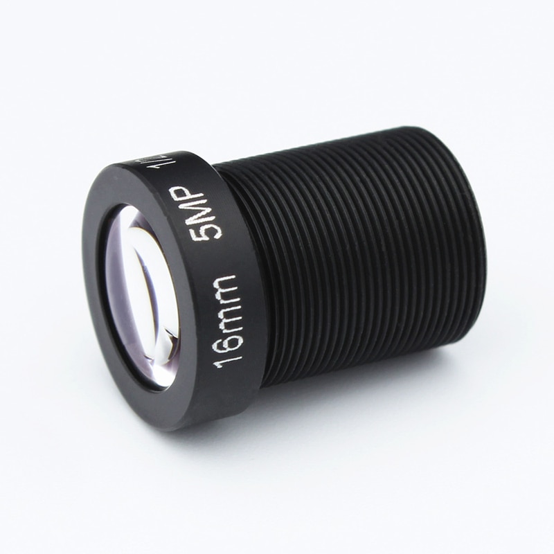 HD 1/1/2 "5mp 16mm obiektywy kamery przemysłowej IR tablica m12x0, 5 widok 50m odległość 27 stopni kąt M12 dla kamery IP bezpieczeństwa