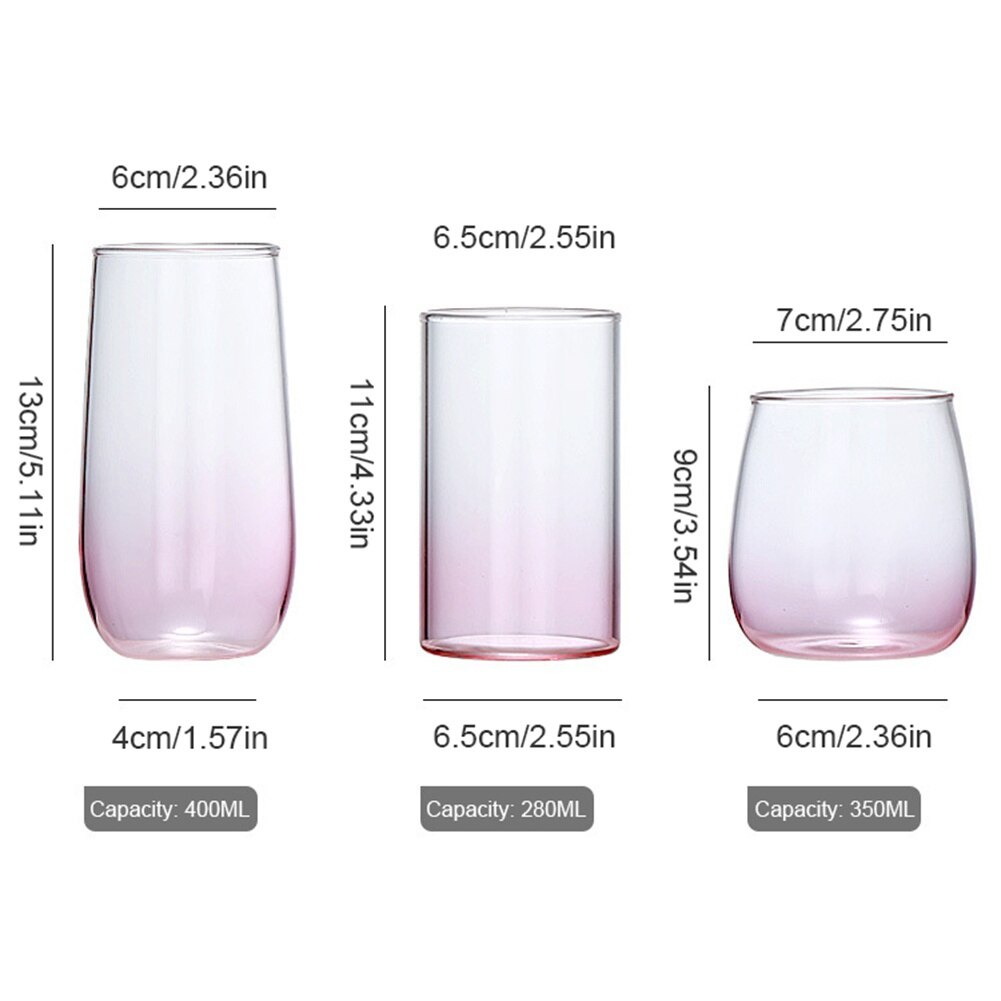 Grande tasse en verre coloré pour café, lait, thé, bière, Whisky, vin, verres pour Bar à la maison, verres pour boissons, pour Couple