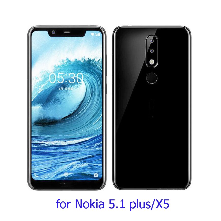 back camera glass lens for Nokia 5.1 plus with sticker for Nokia X5