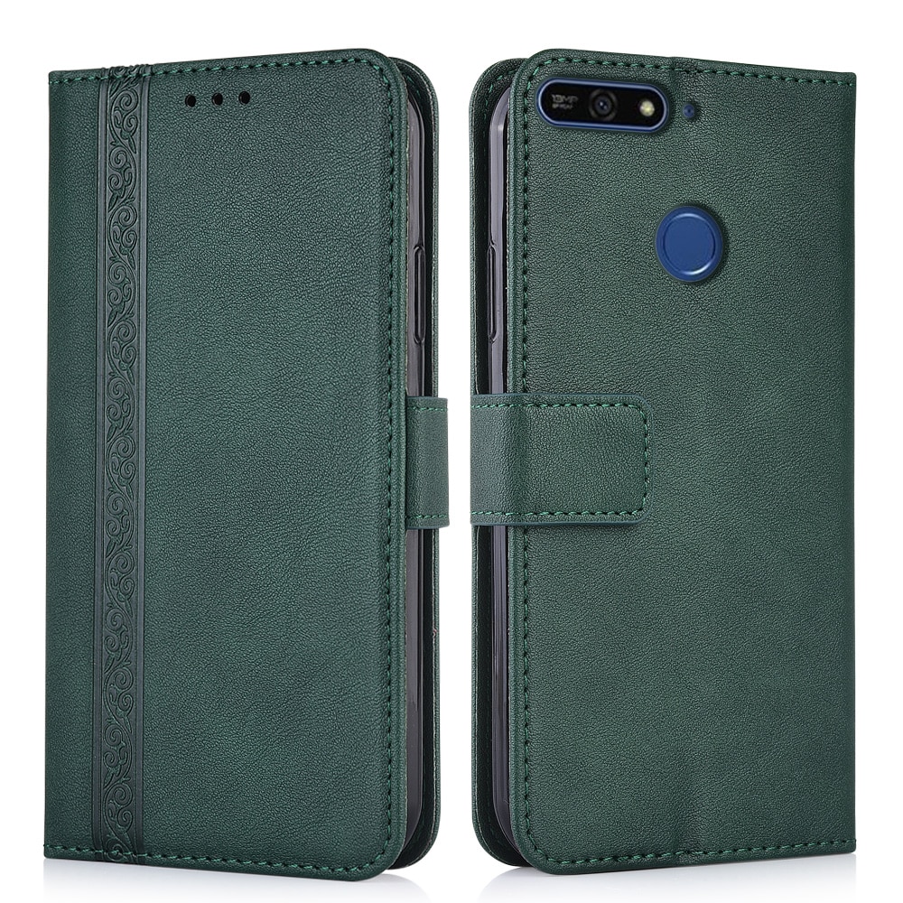 Wallet Leather case on Huawei Honor 7C AUM-L41 Cover For Huawei 7C 7 C AUM-L41 Fundas book case