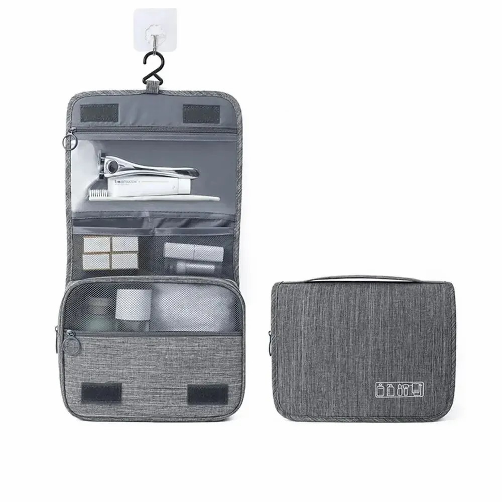 Oxford Fabric Men Business Portable Storage Bag Toiletries Organizer Women Cosmetic Bag Waterproof Hanging Travel Wash Pouch