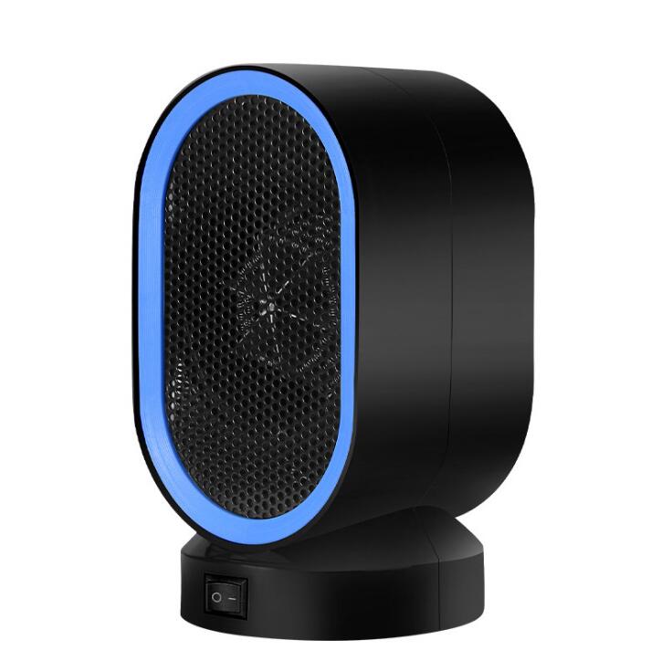 Small Space Heater Oscillating Heater Fast Heating Ceramic Desk Heater With Overheat Protection Tip-Over Protection For Office: Black / UK