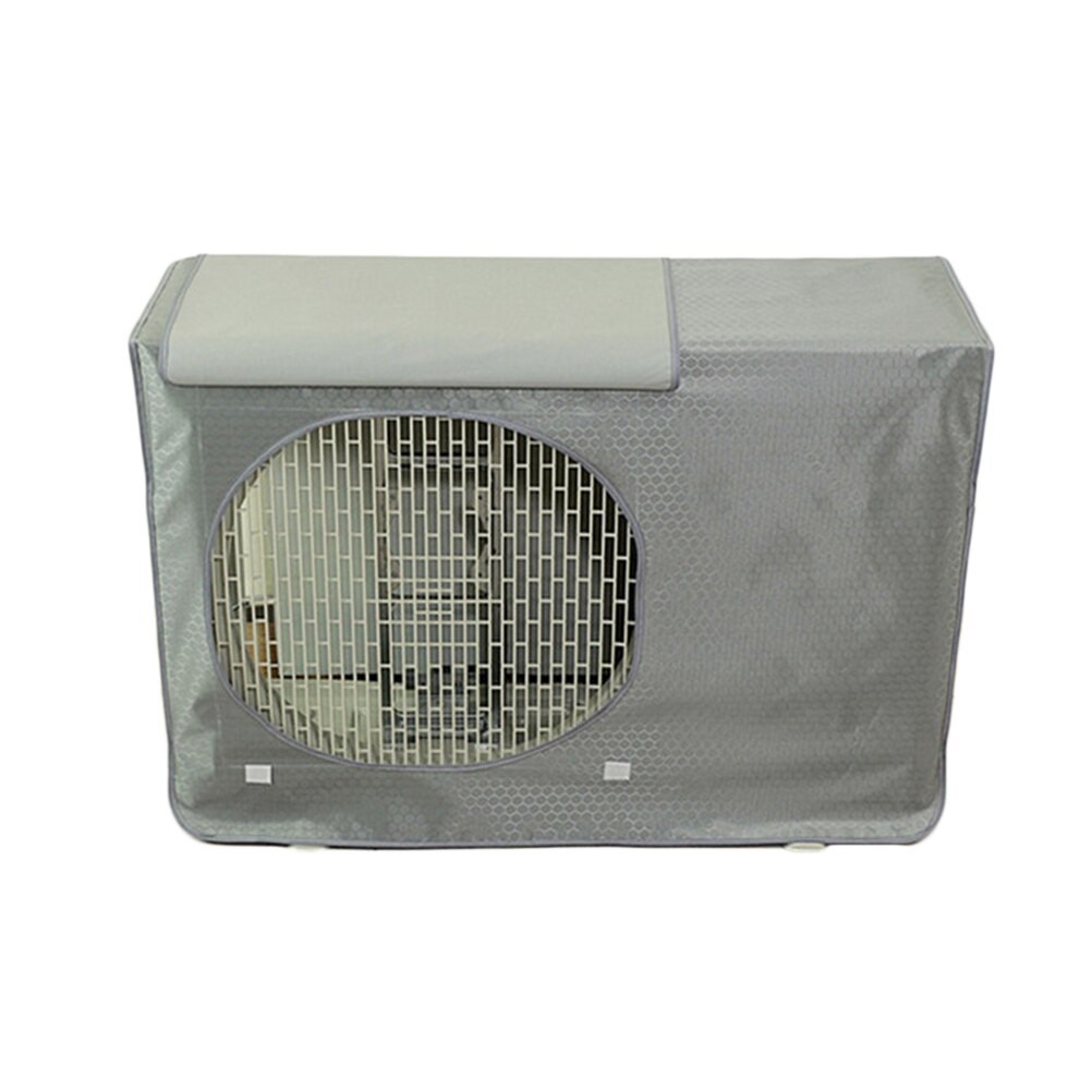 Pokrywa klimatyzatora przeciwpyłowa zewnętrzna wodoodporna osłona przeciwpyłowa jednostka klimatyzatora osłona przeciwsłoneczna ochrona przeciwpyłowa osłona tkaniny: szary / 78X55X28cm