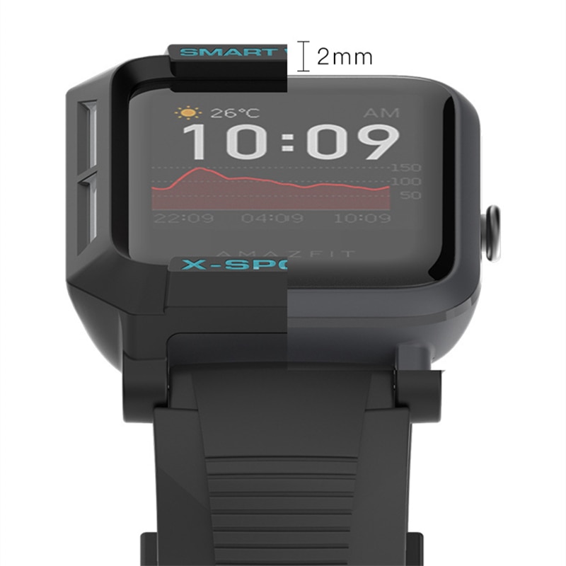 Caja de reloj para Huami Amazfit Bip S funda para reloj TPU caso suave Carcasa protectora para Huawei Amazfit Bip Lite de la Juventud