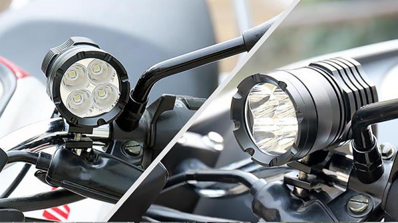 Motorcycle Headlight 9000LM White 6000K Yellow 3000k FOR T6 XML Chips led Fog Spot HeadLamp Spotlight Waterproof Motorbike Bulb