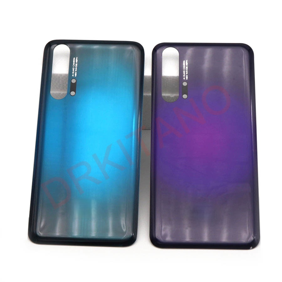 Back Glass Cover Voor Huawei Honor 20 Batterij Cover Achterdeur Behuizing Case Window Back Panel Voor Honor 20 Pro batterij Cover