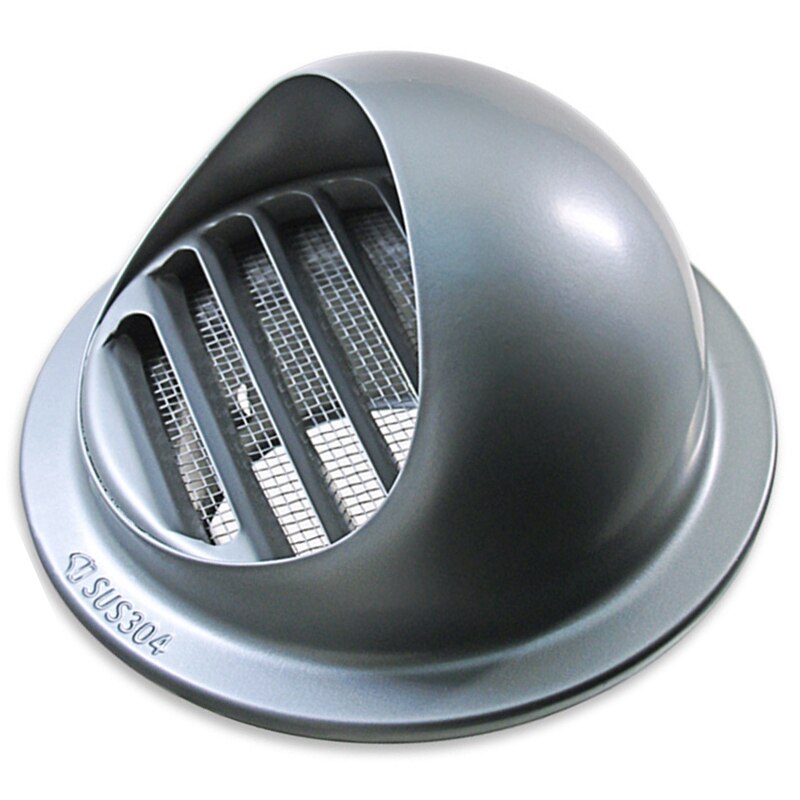 Stainless Steel Wall Ceiling Air Vent Ducting Ventilation Exhaust Grille Cover Outlet Heating Cooling & Vents Cap Waterproof: Default Title