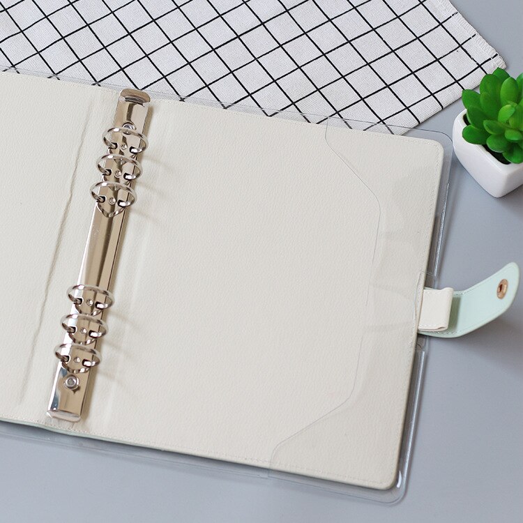 1Pc A5 A6 Soft Transparent Notebook Planner PVC Cover, Personal Macaron Planner Cloth, School Book Protector Covers