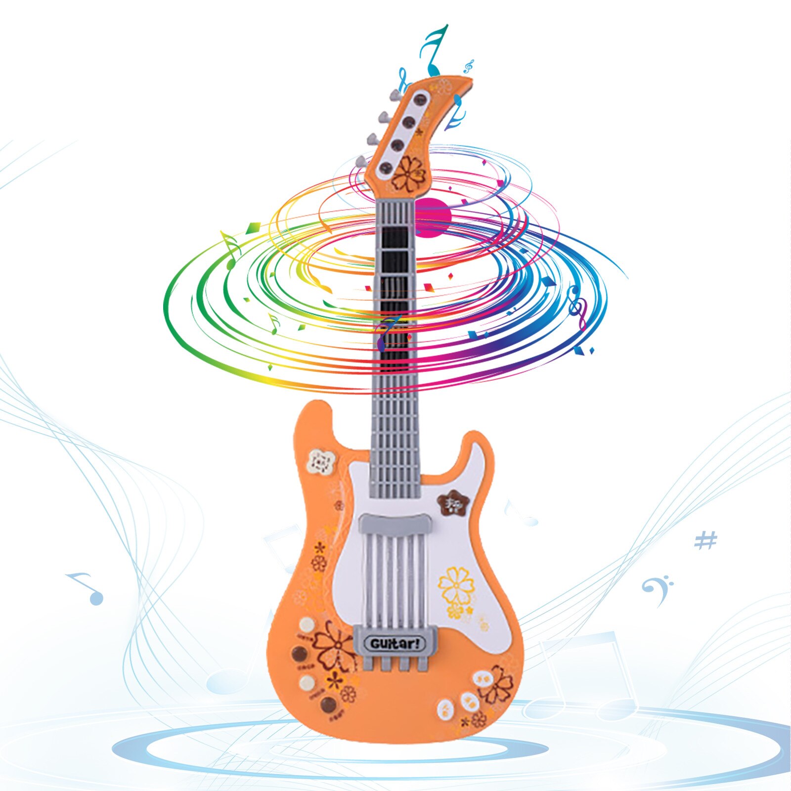 Mini Guitar Musical Instrument Children Kids Educational Toys Early intellectual development Toy For Beginners: D