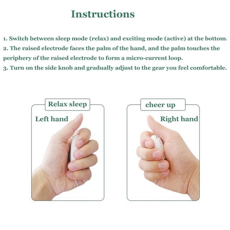 Microcurrent Sleep Holding Sleep Aid Instrument Pressure Relief Sleep Device Hypnosis Instrument Massager And Relax