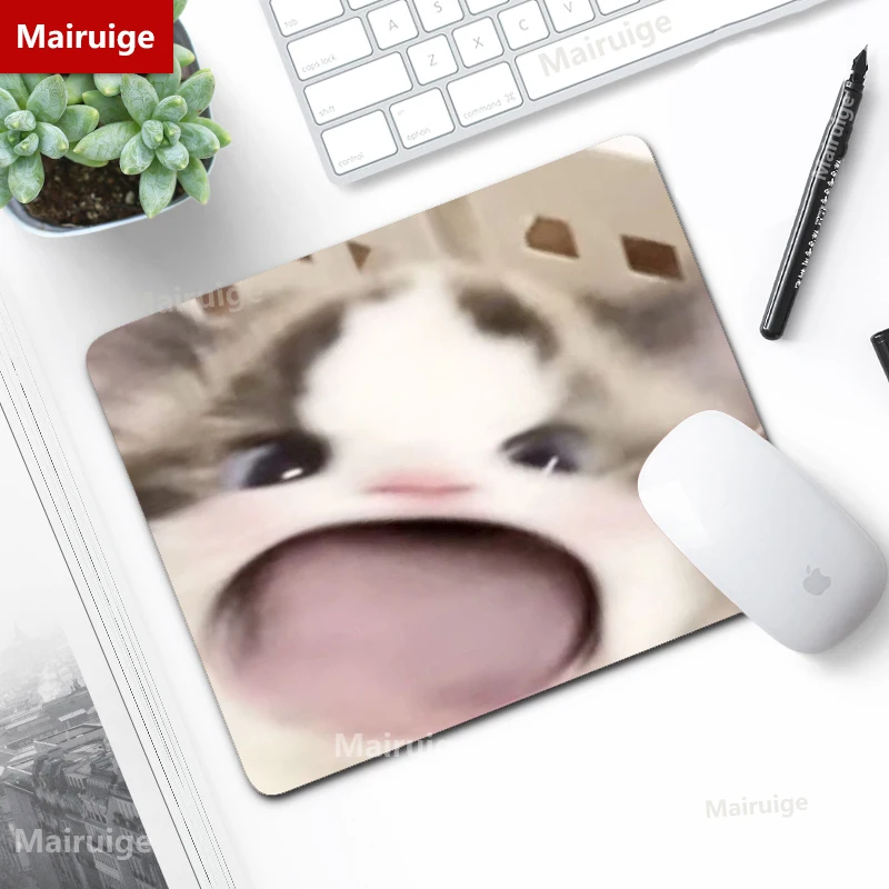 Grappige Meme Kleine Muismat Kawaii Kantoor Mat Gamer Tapijten Leuke Bureaumatten Gaming Accessoire Muis Tafel Tapijt Oppervlak voor Computer