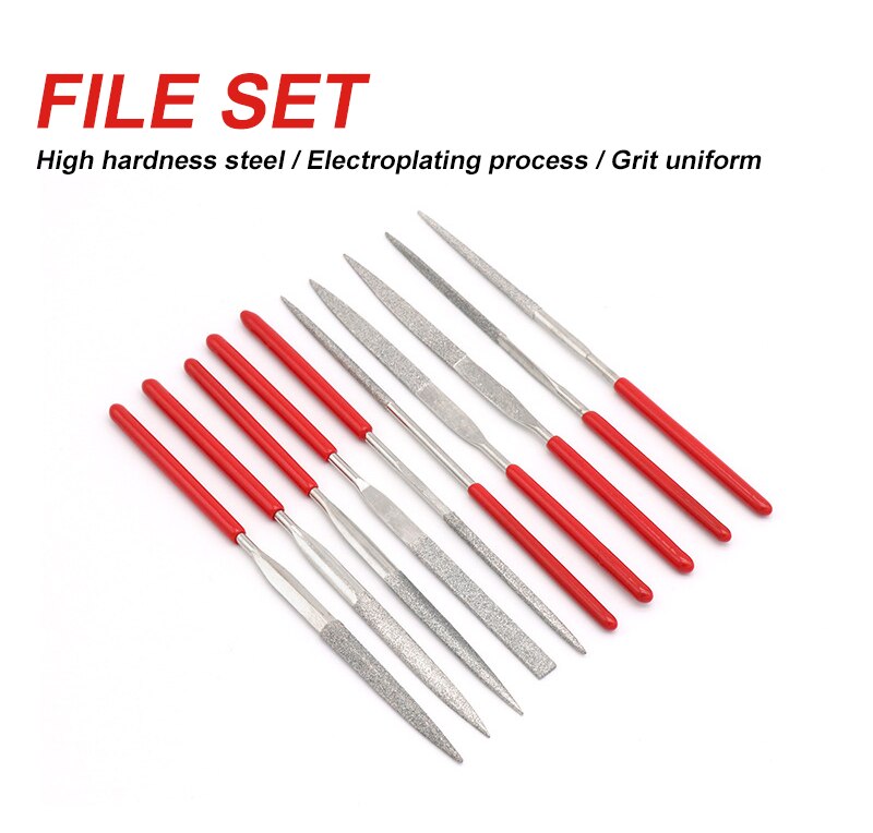 Grinding Head Tapered Point Needle Bits with Stone... – Grandado