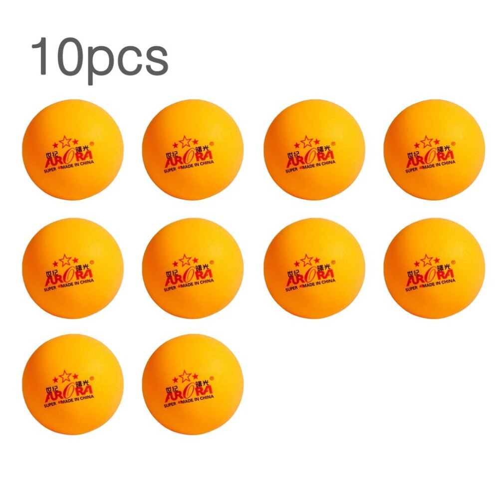 10 Pcs Professionele Praktijk Ping-Pong Bal Tafel Tennisbal In Bulk Concurrentie Wedstrijd Training Apparatuur Geel