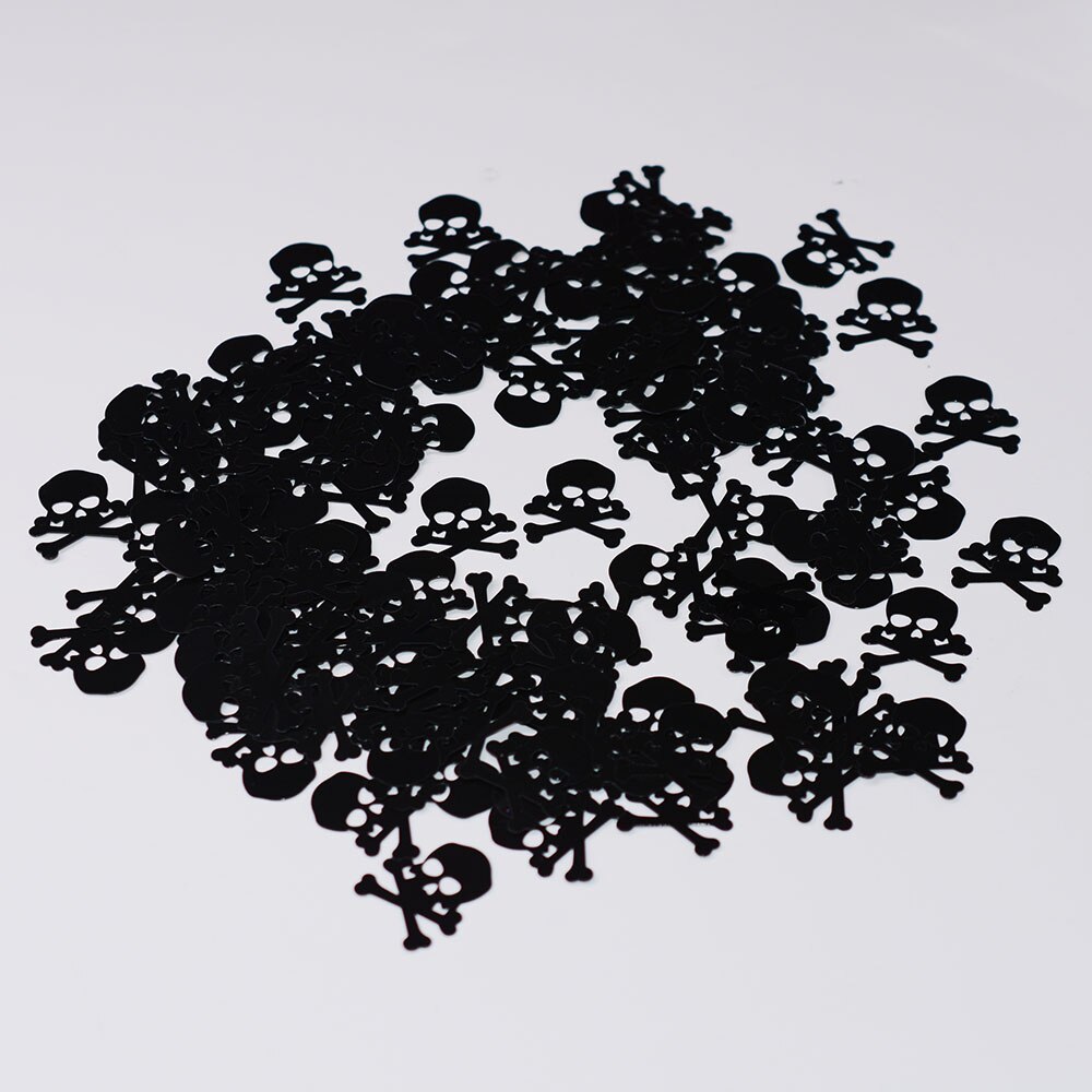 60g Skull and Crossbones Confetti Table Scatters Halloween Christmas Pirate Party Decorations