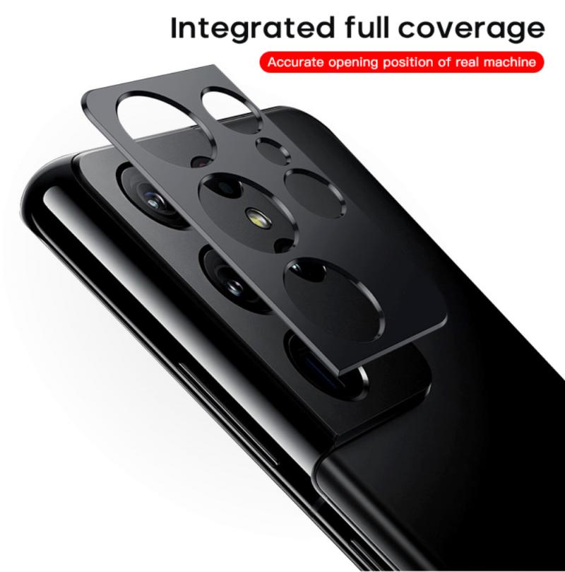 Metal Protector Film Protection Case Aluminum Alloy Ring Cover Rear Camera Lens Protection Cover For Samsung S21 Plus S21 Ultra