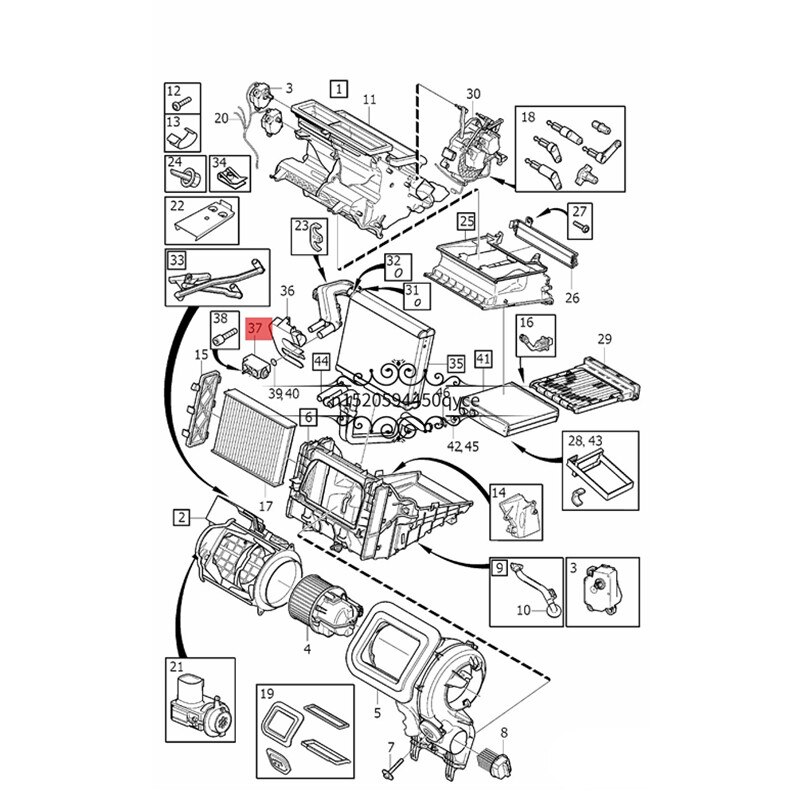 自動車用空調膨張弁 -vol vos80 s60 v60 xc70 s70 v80 空調蒸発器膨張弁