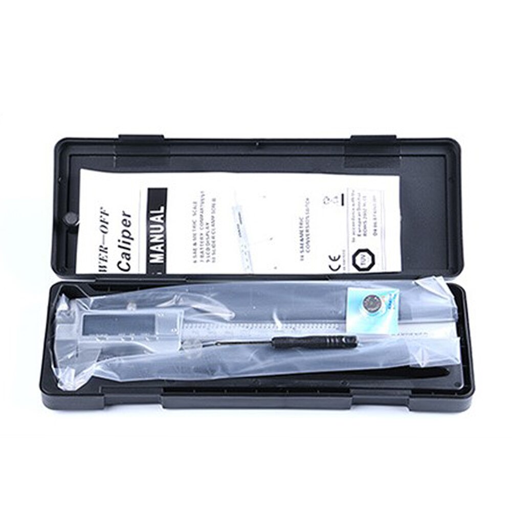 Stainless Steel LCD Digital Electronic Vernier Caliper Micrometer Measuring Tool Woodworking Gadget Depth Measurement