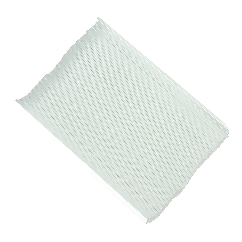 50pcs Glass Slide Plate Panel Ground Edge Microscope Biology Experiment Glass Sheets Thickness 1mm-1.2mm 25.4x76.2mm