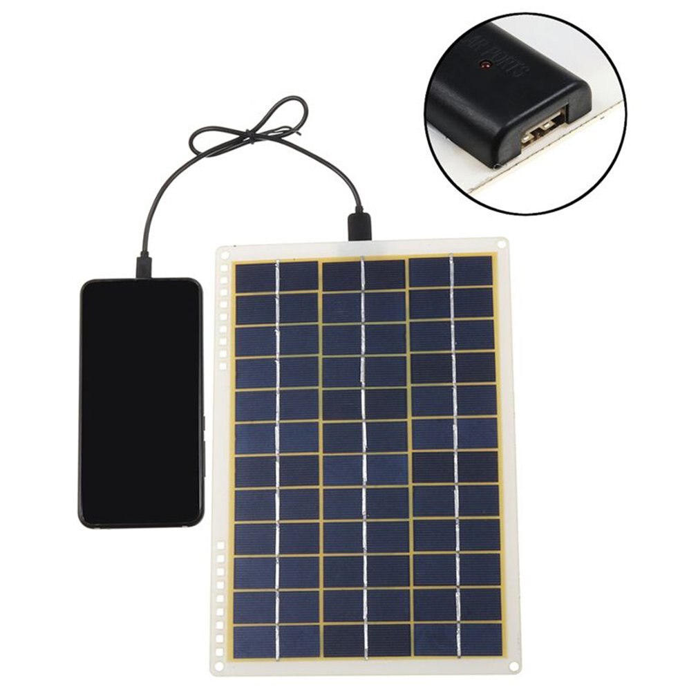 10W solar panel Sunpower outdoor multi-purpose emergency solar mobile power photovoltaic panel set fast charging