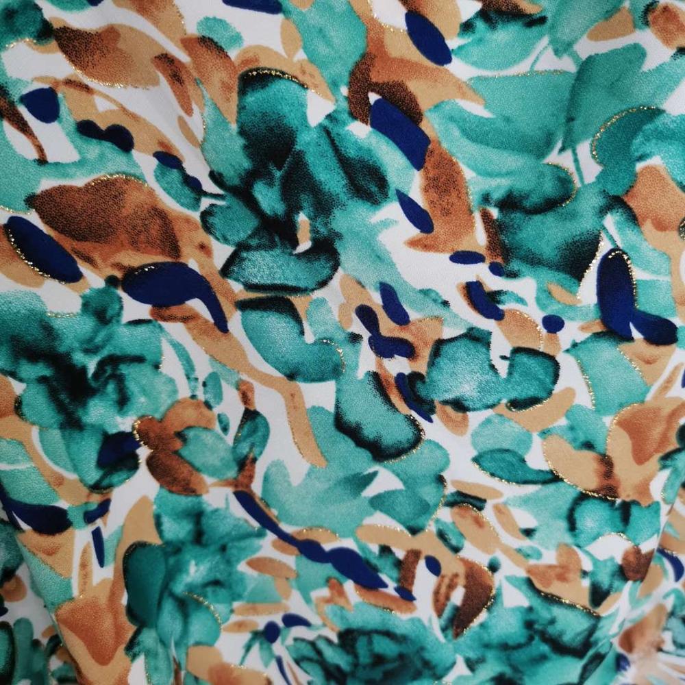 Tejido de gasa elástico textil para coser