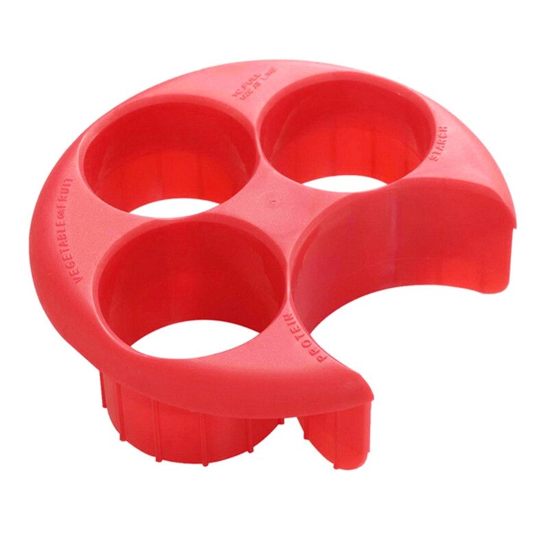 kitchen tools Meal Measure Portion Control food scale cooking tools protein vegetable Plate Portable Lose Weight Diet divider