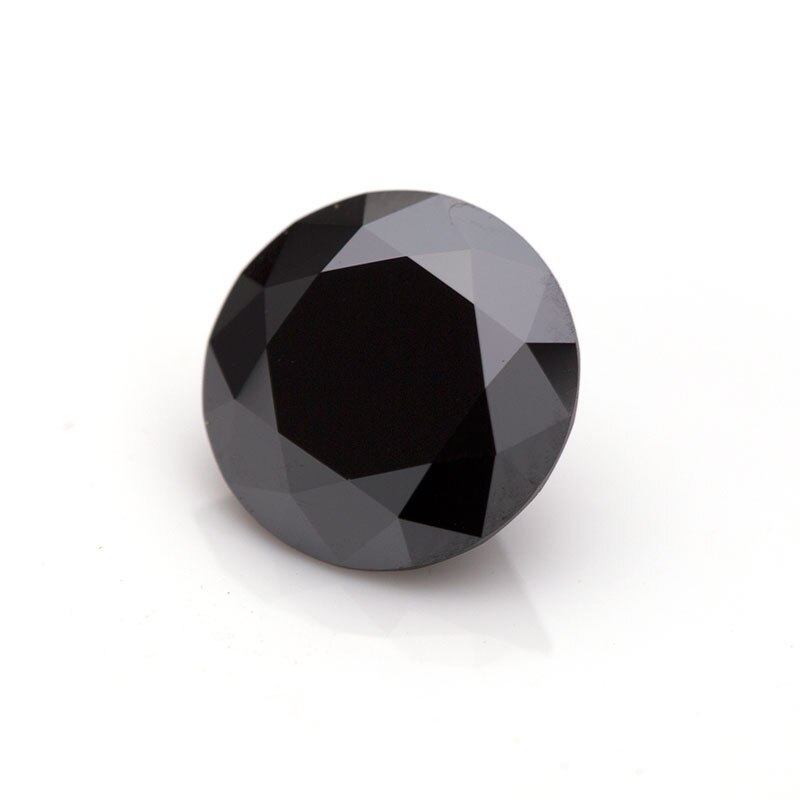 3mm Black Round cut Moissanite Black Moissanite Diamond price per carat factory supplying 2020newest moissanite men