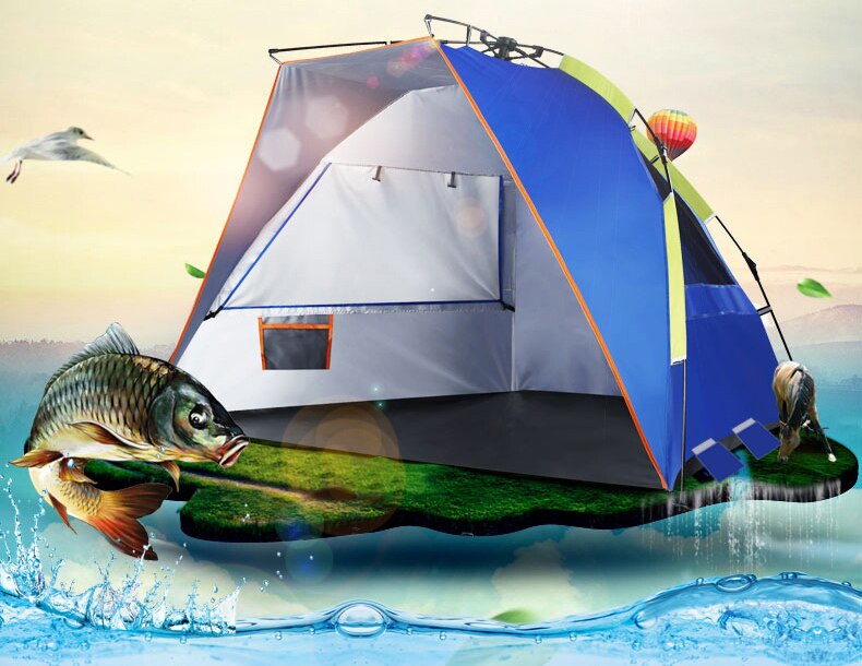 Beach Tent UPF 50+ Portable Instant Sun Shelter Shade Canopy Umbrella Fishing Tent