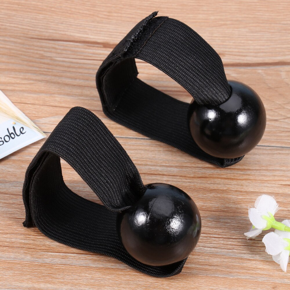 2 pairs of Volleyball Training Exercise Band Equipment Correction Aid Sport Training Belt with Buckle (Black)