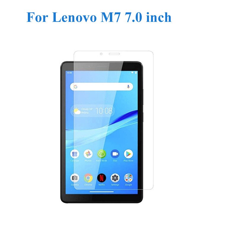 Hærdet glas til lenovo tab  m7 m8 m10 p10 skærmfilm til lenovo tab  e7 e8 e10 7.0 8.0 10.0 glasfilm: Lenovo  m7