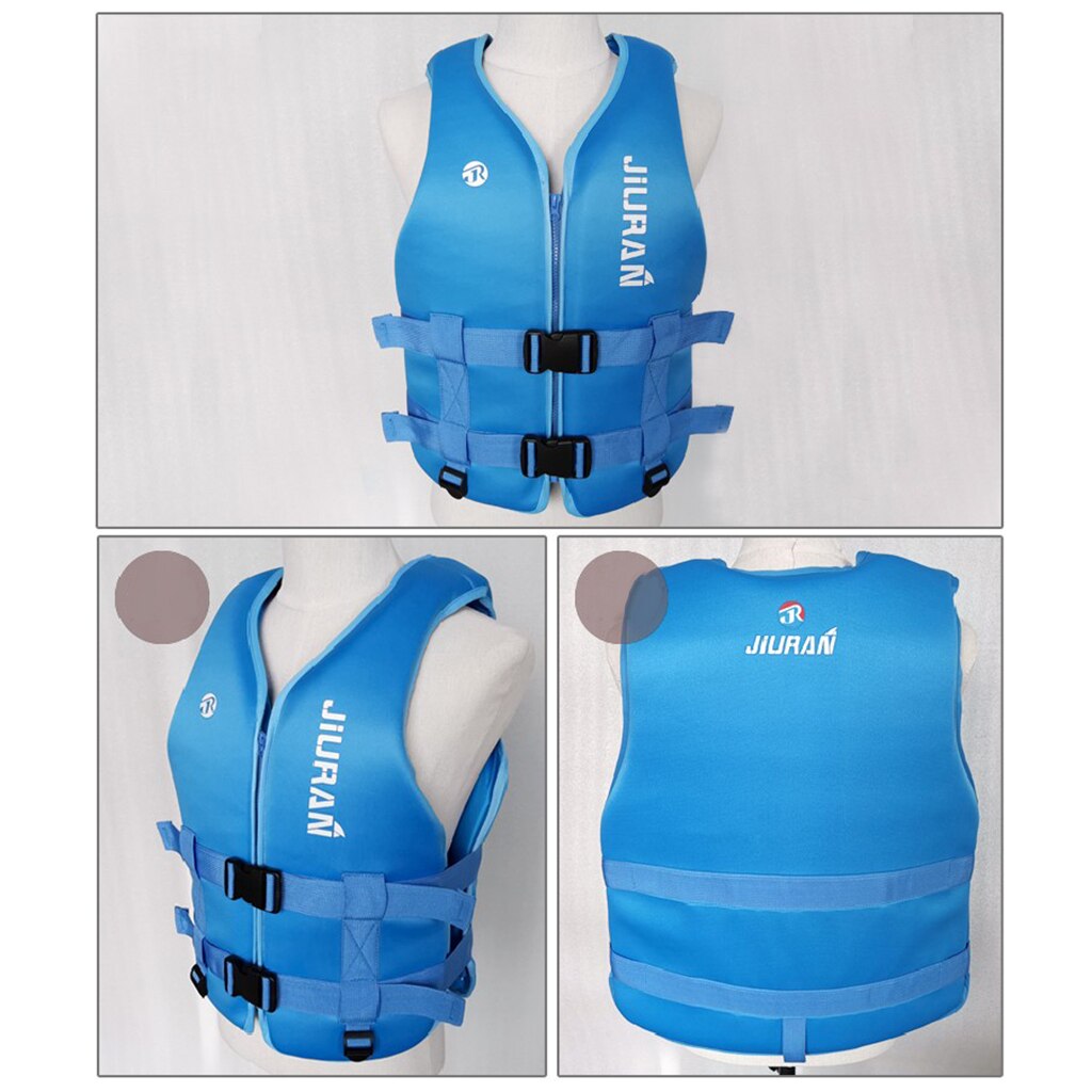 Life Vest Buoy Aid Floater Floating Floatation Device Survival Gear Floating Vest Waistcoat Water Float Buoyancy: Blue L